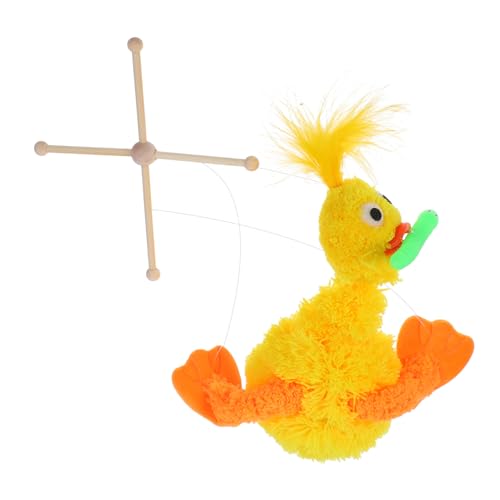 ifundom Plüsch Ente Marionette Interaktives Tier Handspielzeug mit Zugfaden Charmante Gelbe Marionettenpuppe für Fingerfertigkeit und Koordination Vielseitig für Spiel und Dekoration ifundom Plüsch Ente Marionette Interaktives Tier Handspielzeug mit Zugfaden Charmante Gelbe Marionettenpuppe für Fingerfertigkeit und Koordination Vielseitig für Spiel und Dekoration von ifundom