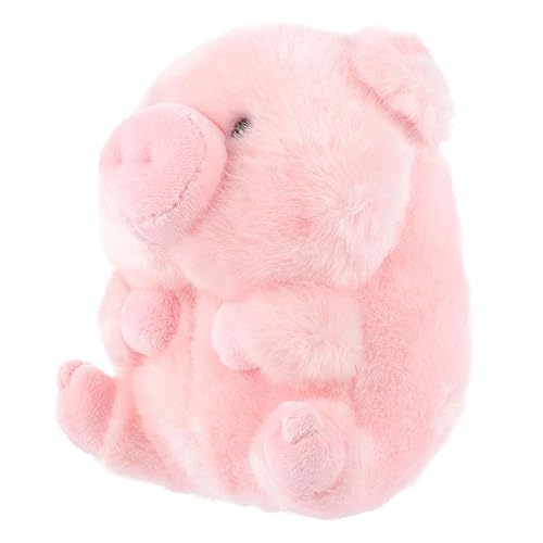 ifundom Plüschtier deko bidoof Plush plüschschweinchen nachsprechende stofftiere Toys Hase Plüschpuppe tragen Puppe Cartoon gefüllte Puppe PP Baumwolle Rosa von ifundom