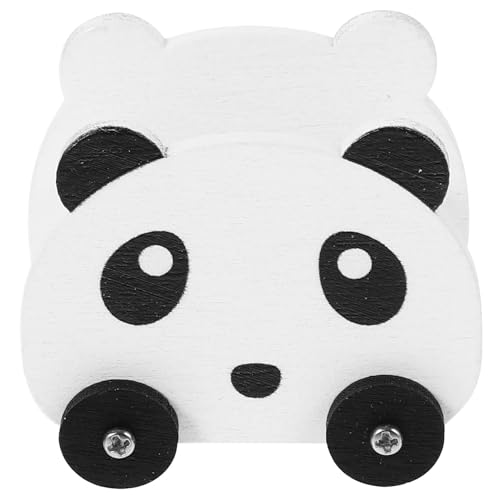 ifundom Miniatur Puppenhaus Aufbewahrung Spielzeug Panda Miniatur Aufbewahrungskarre Beweglicher Trolley Für Puppenhaus Zubehör Tierform Lagerregal Ideal Für Kinderzimmer Und Spielzeugorganisation von ifundom