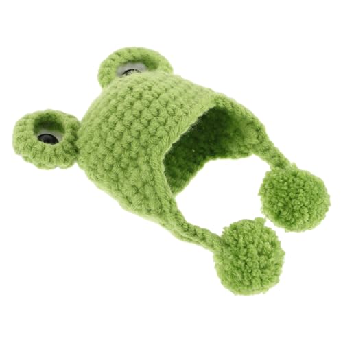 ifundom Puppe Mini Beanies Stricken Hüte Für Handwerk Weiche Garn Spielzeug Dekorationen Handgemachte Saison von ifundom