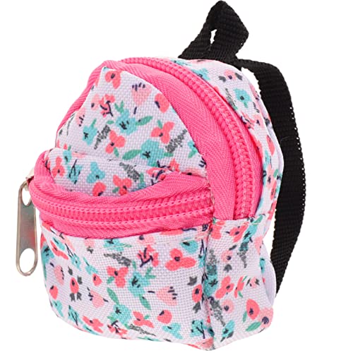 ifundom Puppenrucksack Mini-Rucksack für Puppen kleine Puppe Rucksäcke für Mädchen Puppenrucksäcke für kinderspielzeug kleine Schultasche Mini-Puppe-Ornament Polyester von ifundom