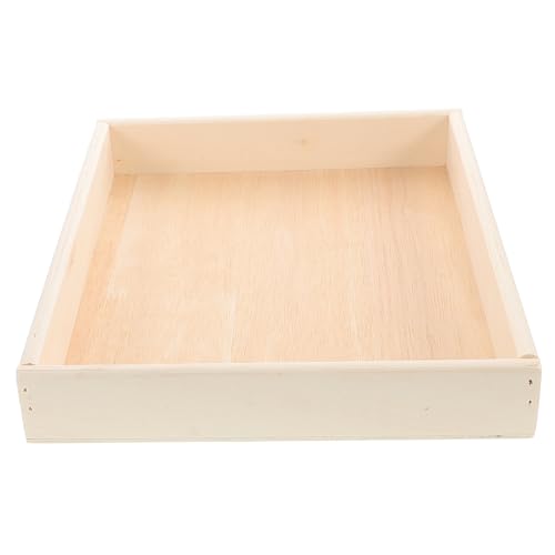 ifundom Puzzle-tablett Puzzle-stapeltabletts Rechteckiges Holztablett Unfertiges Holztablett Puzzle-zubehör Tabletts Für Puzzlespielzeug Puzzle-sortierfächer Holztabletts Beige Hölzern von ifundom