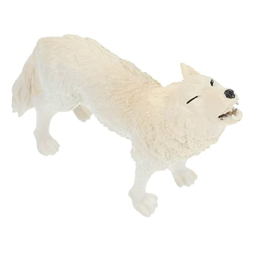 ifundom Realistische Wolf Figur Simulation Waldtier Modell Lernspielzeug Dekorative Wildtier Statue Natürliche Heimdekoration ifundom Realistische Wolf Figur Simulation Waldtier Modell Lernspielzeug Dekorative Wildtier Statue Natürliche Heimdekoration von ifundom