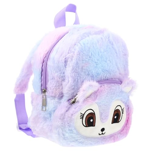 ifundom Rucksack Kindertasche Schmuckbeutel für kleine Mädchen Mochila für Kinder Geldbeutel schultüte büchertasche Schulter-Aufbewahrungstasche lässige Umhängetasche Polyester Violett von ifundom