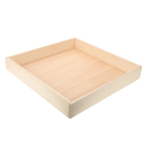 ifundom Sandkasten Für Kinder Indoor-sandkasten Kinderspielzeug-sandkasten Kleine Spielsachen Tragbarer Sandkasten Sandkastenspielzeug Sandkasten Für Unterhaltung Beige Hölzern von ifundom