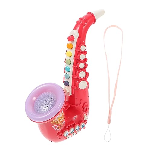 ifundom Saxophon Spielzeug für Kinder Simulation Musikinstrument Kunststoff Bunt Frühes Lernspielzeug für Kleinkinder und Vorschulkinder Musikspielzeug mit Sicherer Oberfläche ifundom Saxophon Spielzeug für Kinder Simulation Musikinstrument Kunststoff Bunt Frühes Lernspielzeug für Kleinkinder und Vorschulkinder Musikspielzeug mit Sicherer Oberfläche von ifundom