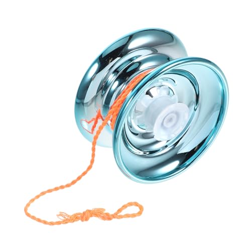 ifundom Schnur Jo-Jo -Bälle -Ball für Erwachsene Spinnrad Yoyo-Ball Yoyo-Profi Yoyo mit Spuren Schlafspielzeug Yo-Yo-Ball Yo-Jo aus Metall Fingerball Yoyo-Spielzeug Legierung Blue von ifundom