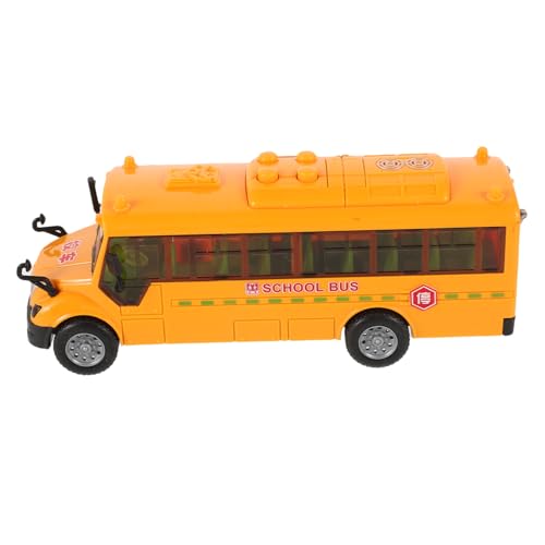 ifundom Model Vehicle Bus Spielzeug Bus Kinder Schulbus-Modell Autospielzeug Bus- Auto Ferngesteuertes Auto Für Kleinkinder Spielzeugauto Lernspielzeug Bus Spielzeugbus Für Abs Orange von ifundom