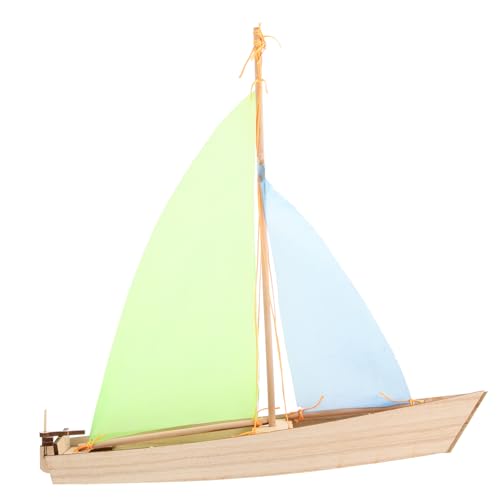 ifundom Segelmodell Segelboote Spielzeugboot Modellsegelboot Für Kinder Segelboot-schreibtischdekoration Puzzles Für Kinder Bootsspielzeug Holziges Spielzeug Segelboot-skulptur Stoff von ifundom