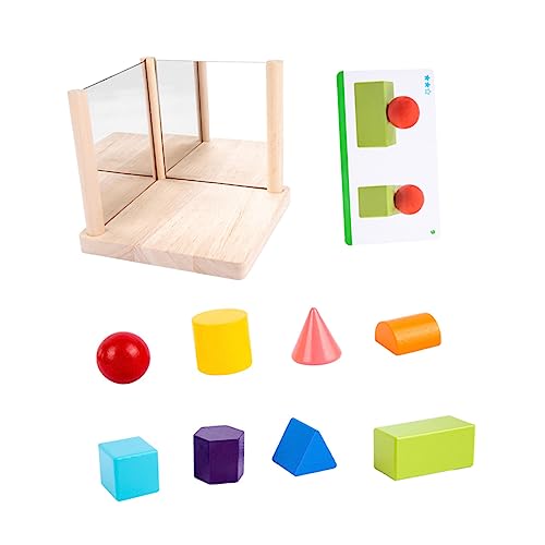 ifundom Set Aus Spiegelbausteinen Geometrisches Zur Logischen Für Kreatives Denkspielzeug Für Kleinkinder Ideal Für Die Entwicklung Von Raumvorstellung Und Motorischen von ifundom