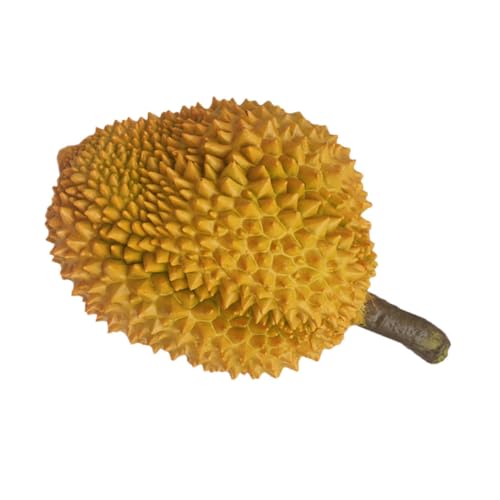 ifundom Simulation Durian Geldautomaten-sparschwein Mini-obstspielzeug Künstliche Früchte Miniaturdekoration Obst-Requisite Form-Frucht-Ornament Tischminiaturen Schmuck Brown Plastik von ifundom