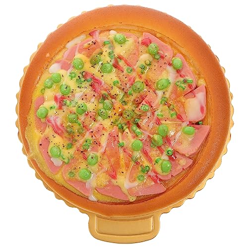 ifundom Simulation Pizza-Modell Realistisches Pizzamodell Pizza Spielen Gefälschtes Pizzamodell Simulation Lebensmittelmodell Stütze Pizza-Spielzeug-Requisite Modellpizza Modelle PVC von ifundom