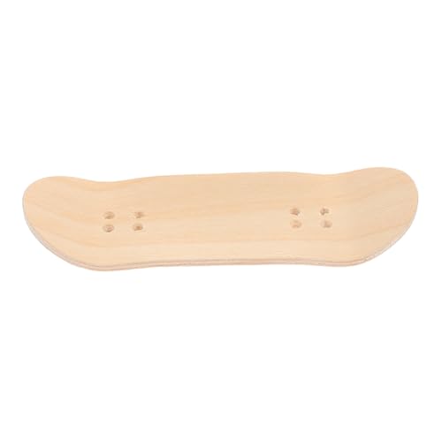 ifundom Skateboard-zubehör Skatepark-Spielzeug Mini-Finger-Skateboards Skateboard-fingerbretter Mini-fingerspielzeug Mini-griffbretter Sammlergriffbretter Mini-Skateboard-Modell Beige Holz von ifundom