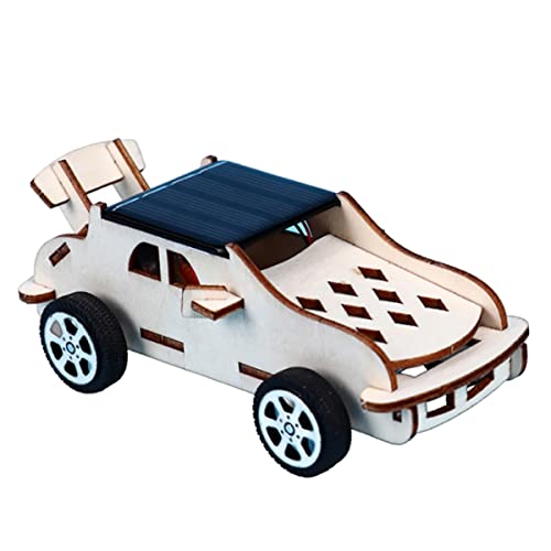 ifundom Solare Autos bastelset basteln für adventsgeschenke bastelsets für bastel Set für Modelle von Solarautos DIY-Modelle für hölzern von ifundom