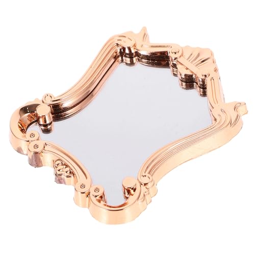 ifundom Spiegelspielzeug Zubehör Miniaturen small Mirror Dollhouse Accessories Kleiner Spiegelbausatz Puppenhaus-Miniaturspiegel Puppenhaus-Spielzeugornamente Kinderspielzeug Plastik von ifundom