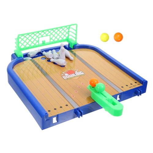 ifundom Spielzeug Tisch Bowlingspiel Bodenbrettspiel Miniatur Sportspielzeug Tisch Strike Spiel Mini Bowling Desktop Sportspielzeug Kidcraft Spielset Jungenspielzeug von ifundom