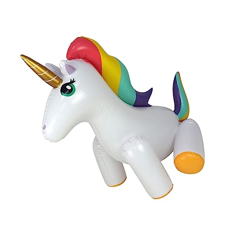 ifundom Sprühwasser wasserspritze wassersprüher spielzeuge für aufblasbares Einhorn-Sprinklerspielzeug Aufblasbarer Einhorn-Sprinkler für Kleinkinder PVC Colorful von ifundom