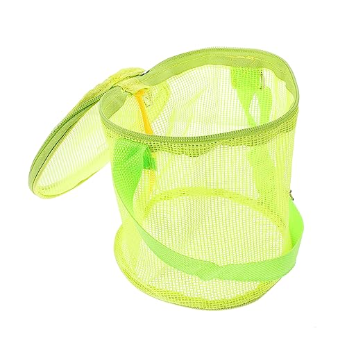 ifundom Strand Aufbewahrungstasche Strandtasche Für Kinder Strandtasche Aus Mesh Netztasche Strand Mesh-strandtaschen Mesh-strandrucksack Tasche Für Badetücher Kinder Strandkorb Green PVC von ifundom