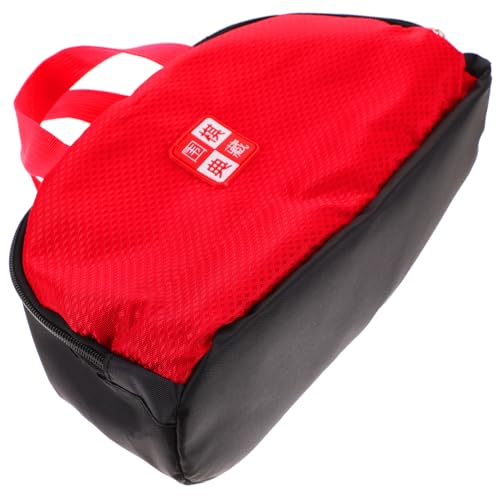 ifundom Stückkarton Aufbewahrungstasche Schachtasche gehen Taschen Go Spielsteine Go Spielsteine Schutztasche Perlen Boxen Tasche schicke Polyester rot von ifundom