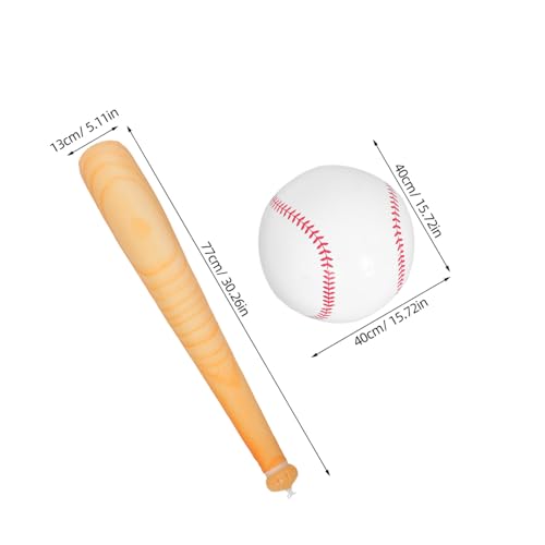 ifundom Teiliges Aufblasbares Baseballspielzeug Set für Leicht Aufblasbare Baseballschläger und Bälle Vielseitig Einsetzbar für Outdoor-Spiel Poolpartys und Baseball-mottopartys ifundom Teiliges Aufblasbares Baseballspielzeug Set für Leicht Aufblasbare Baseballschläger und Bälle Vielseitig Einsetzbar für Outdoor-Spiel Poolpartys und Baseball-mottopartys von ifundom