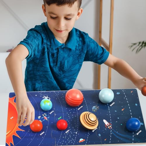 ifundom Teiliges Planetenspiel Holzpuzzle Solar System Modell Lernspielzeug für Ab Jahren Robustes Weltraum Puzzle Pädagogisch Interaktiv zum Entdecken der Planeten ifundom Teiliges Planetenspiel Holzpuzzle Solar System Modell Lernspielzeug für Ab Jahren Robustes Weltraum Puzzle Pädagogisch Interaktiv zum Entdecken der Planeten von ifundom