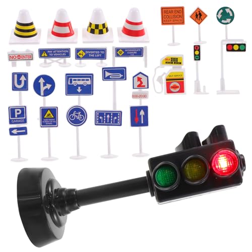 ifundom Teiliges Verkehrszeichen Lernspielzeug mit Schwarz Verkehrsampel Realistische Straßenverkehrszeichen für Verkehrszeichen Erkennungsspielzeug zur Verkehrssicherheit und Eltern ifundom Teiliges Verkehrszeichen Lernspielzeug mit Schwarz Verkehrsampel Realistische Straßenverkehrszeichen für Verkehrszeichen Erkennungsspielzeug zur Verkehrssicherheit und Eltern von ifundom