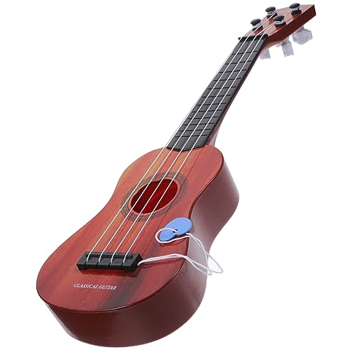 ifundom 40cm Kinder Ukulele Gitarre Musikinstrument Spielzeug Barock Schimmer Kaffee Geburtstag Spaß Lernen Werkzeug von ifundom