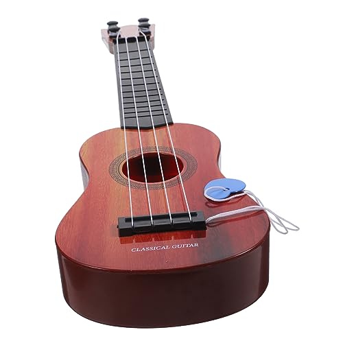 ifundom Ukulele Gitarre Musikinstrument Für Anfänger Barock Perlmutt Kaffee Gitarre Für Musikspielzeug Für Kleine Musiker von ifundom