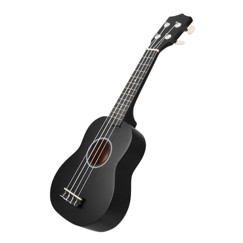 ifundom Ukulele kinderinstrumente musikinstrumente Musikinstrument kindergardinen Music Instruments for Mini-Instrumente Mini-Gitarre Gitarre Holz Black von ifundom