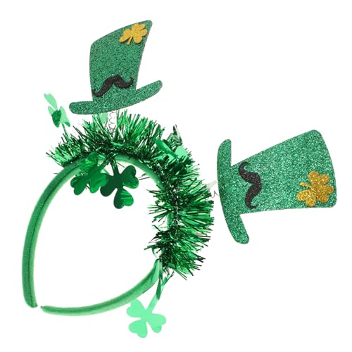 ifundom Süßes Stirnband Zum St. Patricks Day Zylinderhut Haarreif Kopfschmuck Zum St. Patricks Day Kopfbedeckung Für Mädchen Irish Day-accessoire von ifundom