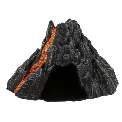 ifundom Vulkan-Lava-Spielzeug Vulkanische Statue Vulkanmodell Vulkanisches Handwerk Vulkanische Verzierung Modell Eines Künstlichen Vulkans Simulation Vulkan Landschaftsdekor Plastik von ifundom