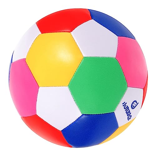 ifundom Weicher Fußball Für Soft Soccer Ball Für Drinnen Und Draußen Durchmesser Ideal Für Kleinkinder Und Vorschulkinder Leise Und Bunt Perfektes Für Kleine Fußballfans von ifundom