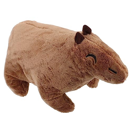 ifundom gefüllte Puppenspielzeuge Capybara Plüschtier entzückende Tierpuppe Plüschtiere Kinder Kuscheltier tierische bescherung Stofftierpuppe schöne Kuscheltiere PP Baumwolle Light Brown von ifundom