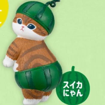 KITAN Blind Box - Mofusand X Fruit Cat Figure Series Mystery Capsules Toys in Random Collectible Shokugan Anime Figures Model Ideal Christmas and Birthday Gifts (Watermelon Cat) von ihave