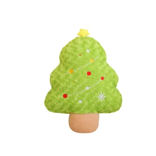 ihreesy Weihnachtskissenpuppe,Weihnachtskuscheltiere Weihnachtsbaum Plüschtier Süßes Weiches Plüsch Spielzeug Stofftier PlüschPuppen Wurfkissen Weihnachten Geschenke für Kinder Mädchen Jungen von ihreesy