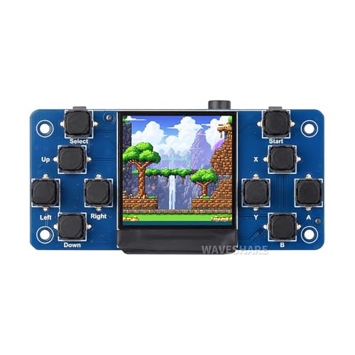 GamePi13 Game Console Onboard 1.3inch LCD 240 × 240 Resolution for Raspberry Pi / RP2040-PiZero, with ST7789 Driver Chip SPI Interface 12 Customizable Buttons, Board Only (Retro Gaming) von iiunius