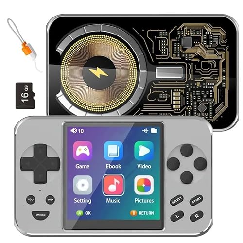 Universal 7-in-1 Gaming-Konsole Power Bank mit 20W drahtlosem magnetischem Ladegerät MP3/MP4 6000 + vor installierte Klassische Spiele und digitales Foto von ikappy