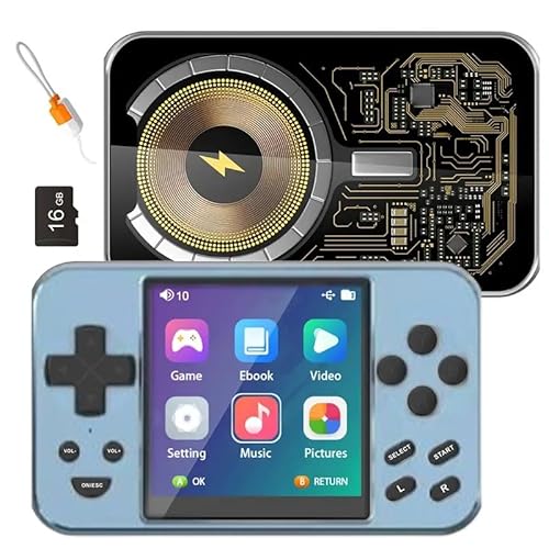 Universal 7-in-1 Gaming-Konsole Power Bank mit 20W drahtlosem magnetischem Ladegerät MP3/MP4 6000 + vor installierte Klassische Spiele und digitales Foto von ikappy