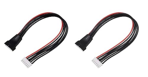 2X Stück 5S JST-XH Balancer-Kabel 20 cm Silikonkabel 20AWG Stecker / Buchse LiPo Akku Ladegerät Verlängerung Adapter von ikarex-shop