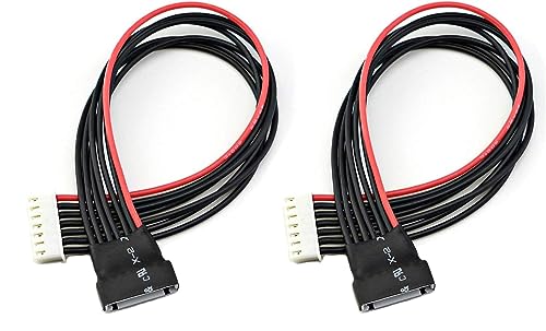 2X Stück 6S JST-XH Balancer-Kabel 20 cm Silikonkabel 20AWG Männlich Weiblich LiPo Akku Ladegerät Verlängerung Adapter von ikarex-shop