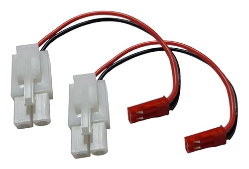 2X Stück Adapter-Kabel Kompatibel mit Big Tamiya auf JST BEC Männlich Weiblich RC Verbindung Silikon Draht RC Verbinder Lipo Akku von ikarex-shop