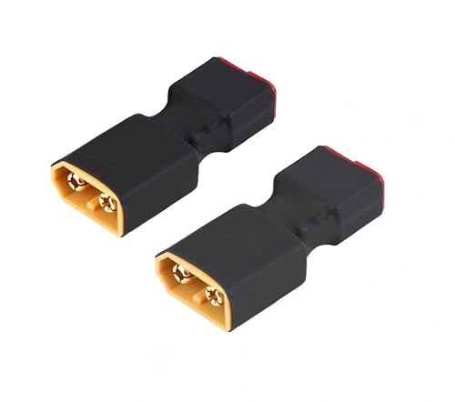 2X Stück Set Adapter XT60 Stecker auf T Plug Buchse für Lipo Akku Battery RC Ladegerät männlich weiblich von ikarex-shop