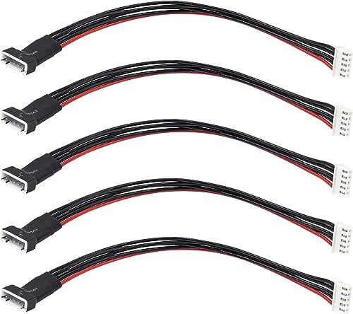 5X Stück JST-XH 4S Balancer-Kabel 20 cm Männlich Weiblich LiPo Akku Verlängerung Ladegerät Silikonkabel 22AWG von ikarex-shop