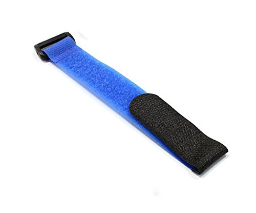 ikarex-shop 1 Stück Akku Klettband 200mmx20mm (Blau) Klettverschluss Drohne Band 1x Lipo von ikarex-shop