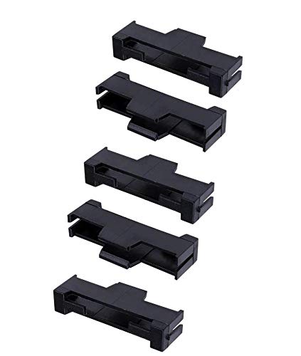 ikarex-shop 5 Stück Sicherung Clip Schwarz für Servo Stecker Sicherungsclip für Servokabel Kabel Stecksystem Clips Servo von ikarex-shop