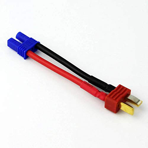 ikarex-shop Adapterkabel EC2 Buchse auf T-Plug Stecker RC Adapter Lipo Akku Verbindung Dean 2mm von ikarex-shop