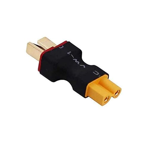 ikarex-shop 1x Stück Adapter-Kabel XT30 Buchse auf T Plug Stecker Kurz RC Lipo Akku Dean Verbindung von ikarex-shop