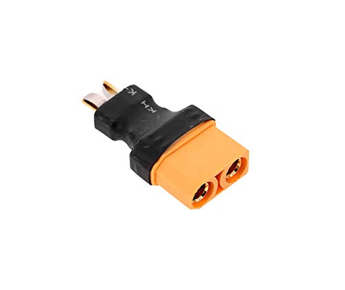 ikarex-shop Adapterkabel XT90 Buchse auf T Plug Stecker Kurz (1 Stück) von ikarex-shop