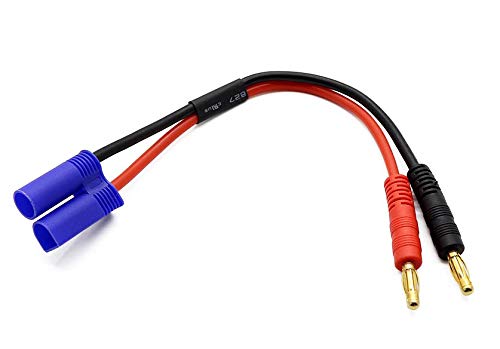 ikarex-shop Ladekabel EC5 Stecker auf 4mm Bananenstecker 4.0mm Goldstecker Lipo von ikarex-shop