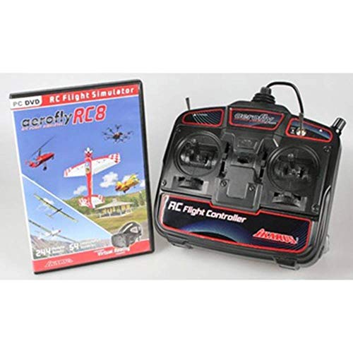 aeroflyRC8 auf DVD für Windows mit USB Flight-Controller von ikarus